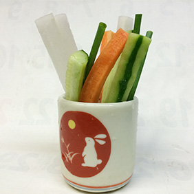 Organic vegetable sticks